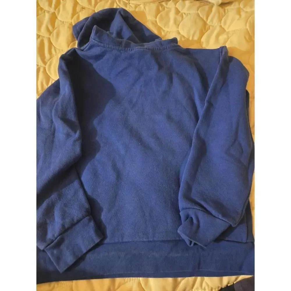 Adidas Kids' Blue Hoodie Sweatshirt Size M (10/12)